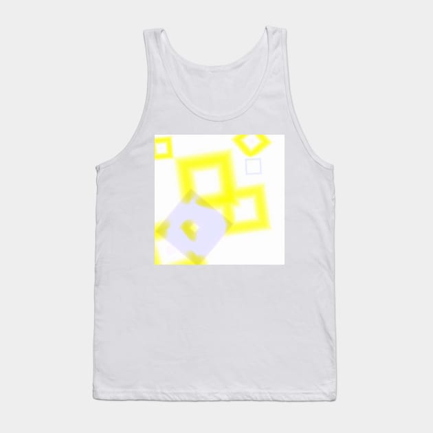 yellow white circular abstract texture Tank Top by Artistic_st